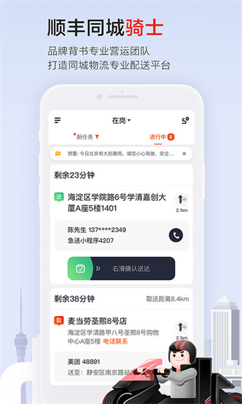 顺丰同城骑手图1