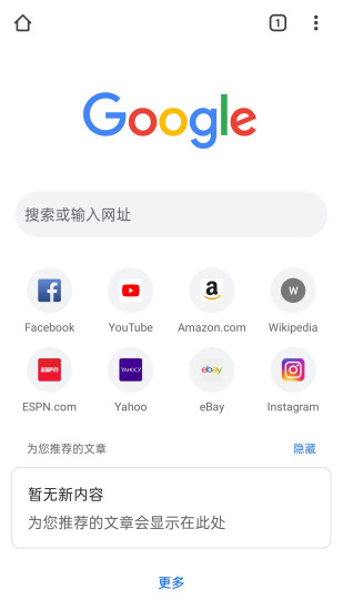 谷歌浏览器免费版图1